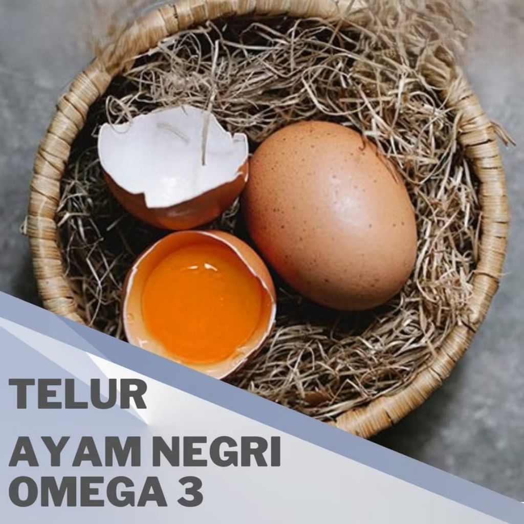 

{LB} TELUR OMEGA 3 // BERAT 1 KG // KIRIM INSTAN // BANDUNG