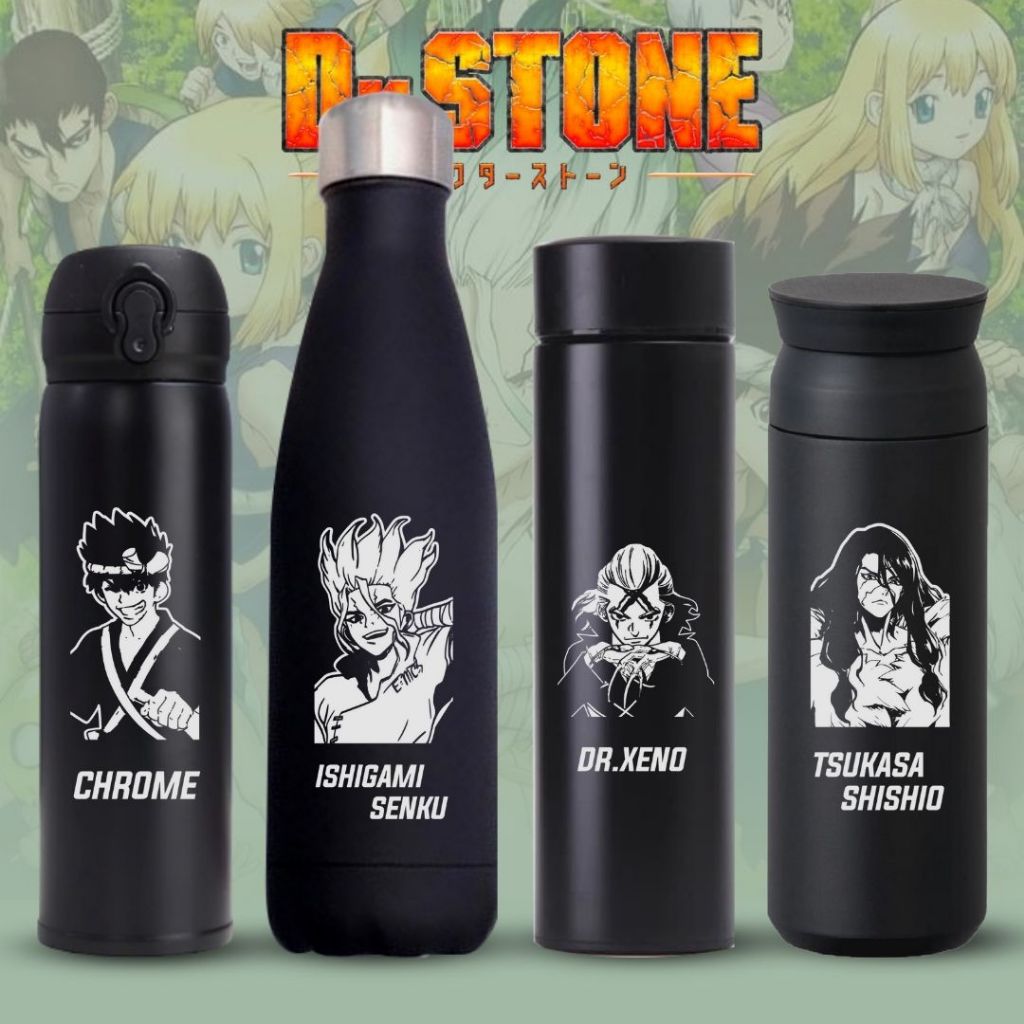 DR STONE - TUMBLER TERMOS CUSTOM DESAIN DR STONE