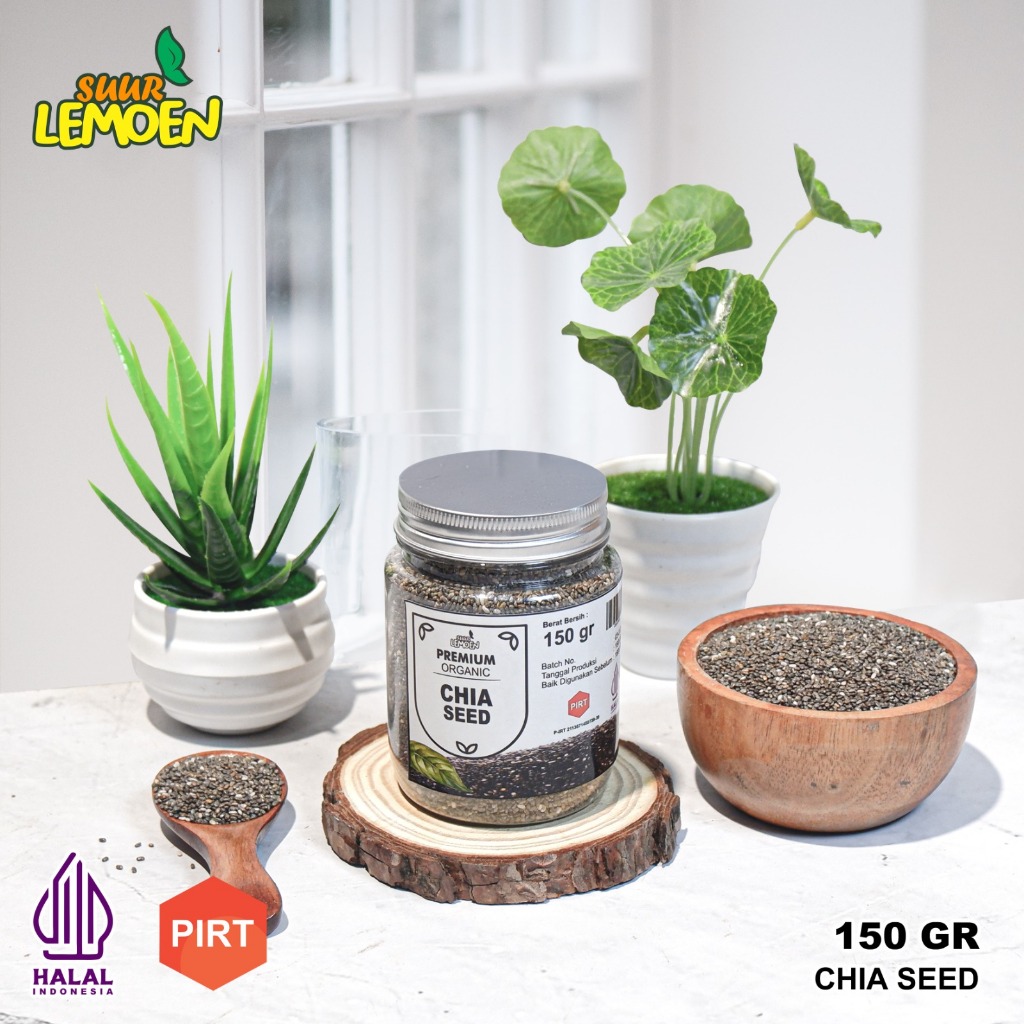 

Suur Lemoen - Chia Seeds Organik 150 Gram - Diet dan Detoks Tinggi Serat