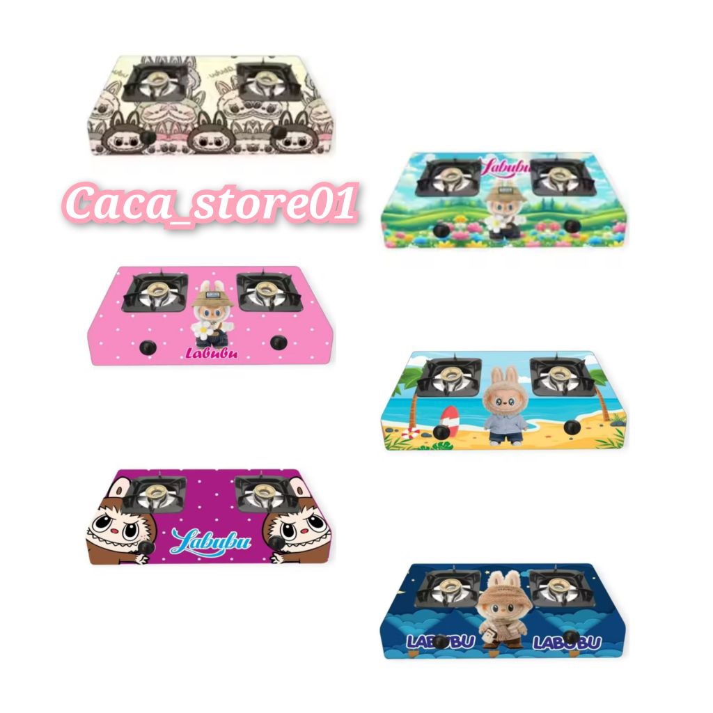 Stiker Kompor 2 Tungku Motif  Karakter