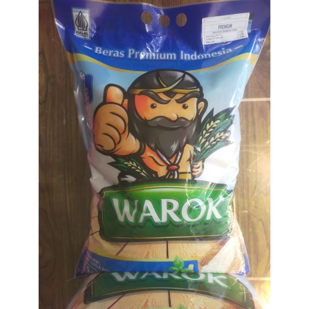 Beras 5 kg PREMIUM Warok
