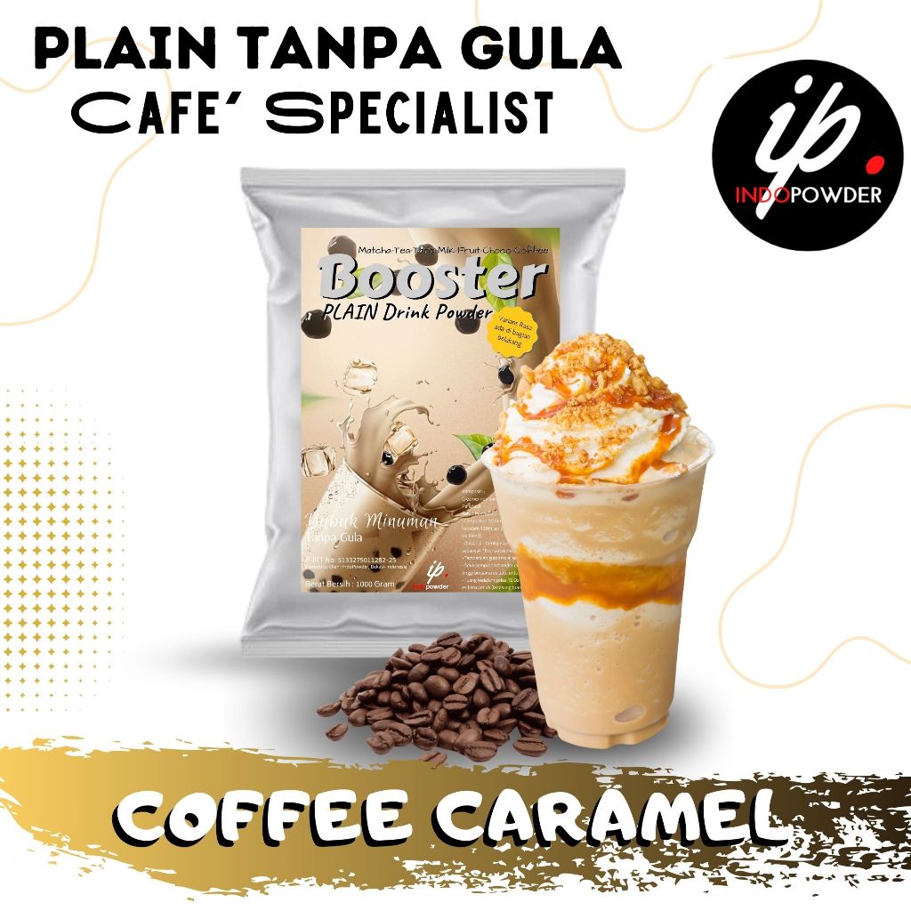 

Indopowder - Bubuk Minuman Tanpa Gula / Plain COFFEE CARAMEL 1Kg Untuk Cafe, Waralaba, Usaha Minuman