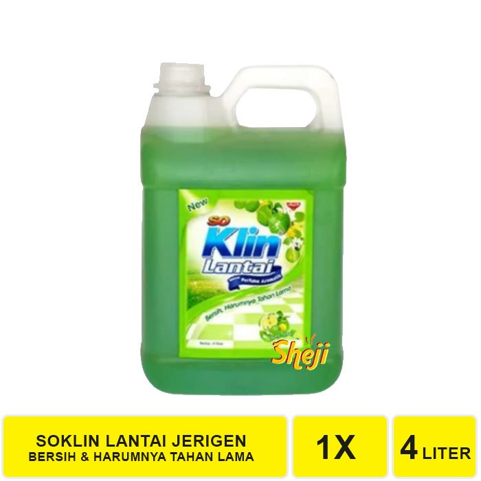SOKLIN LANTAI JERIGEN 4 LITER
