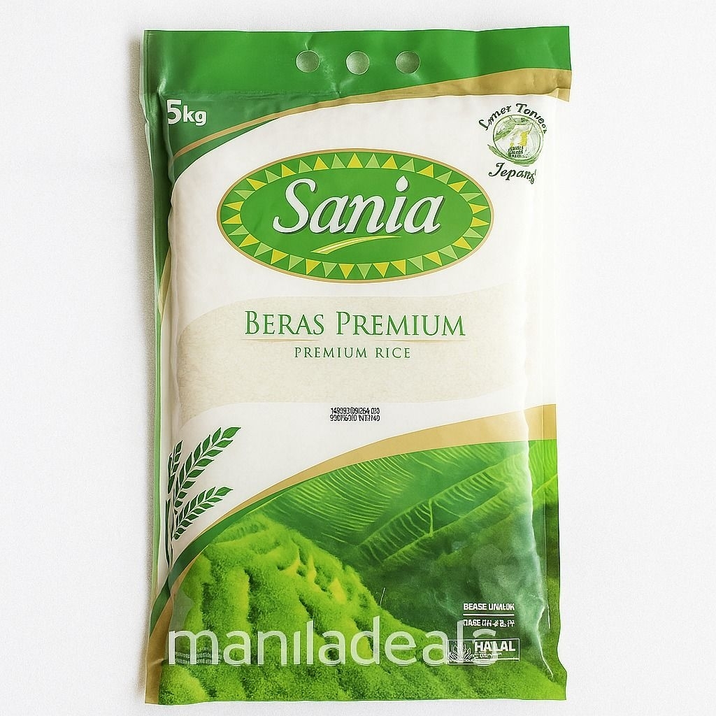 

Beras Sania Premium 5Kg - Beras Pulen Wangi, Beras Putih Higienis Halal
