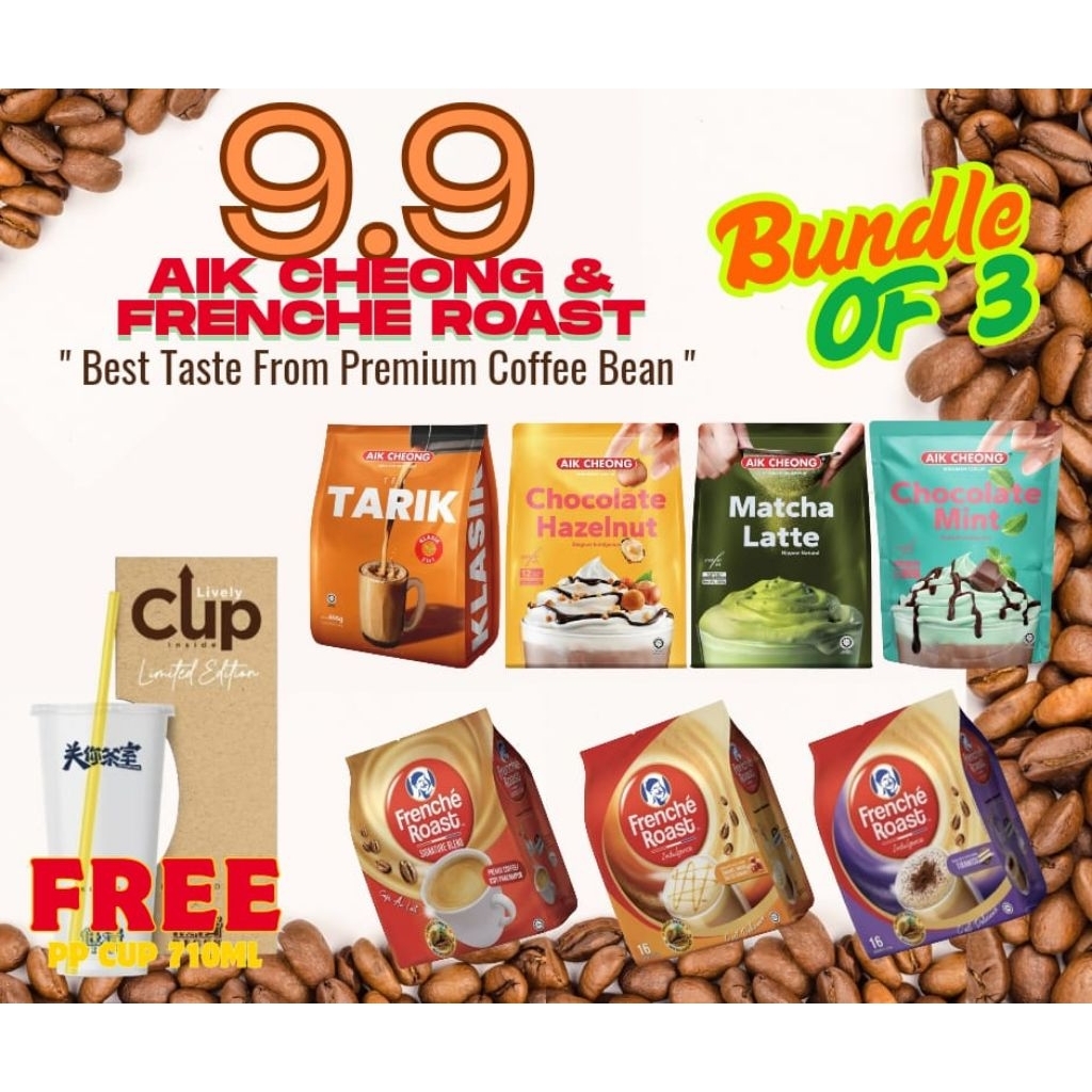 

Frenche Roast Coffee (Salted Caramel Latte/Signature Blend/Tiramisu Latte)