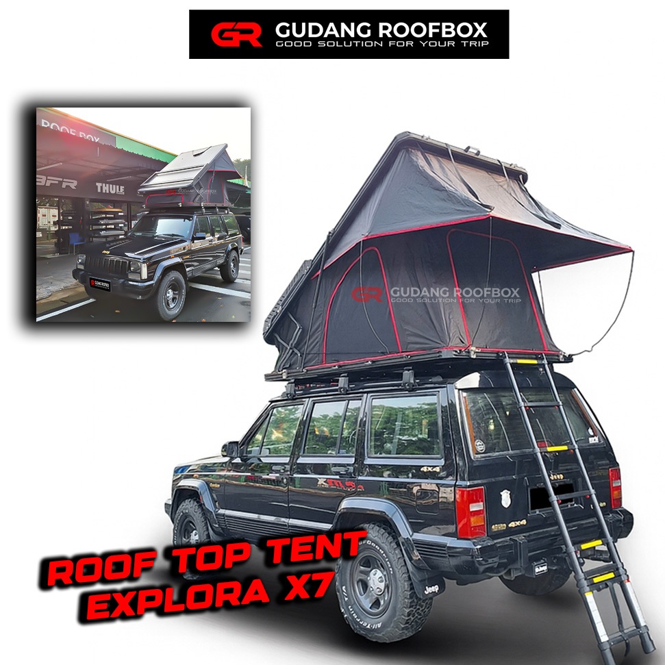 Roof Tent Car Roof Top Tent Tenda Atas Mobil Tenda Camping Mobil Roof Tent EXPLORA X7 RMX Overland
