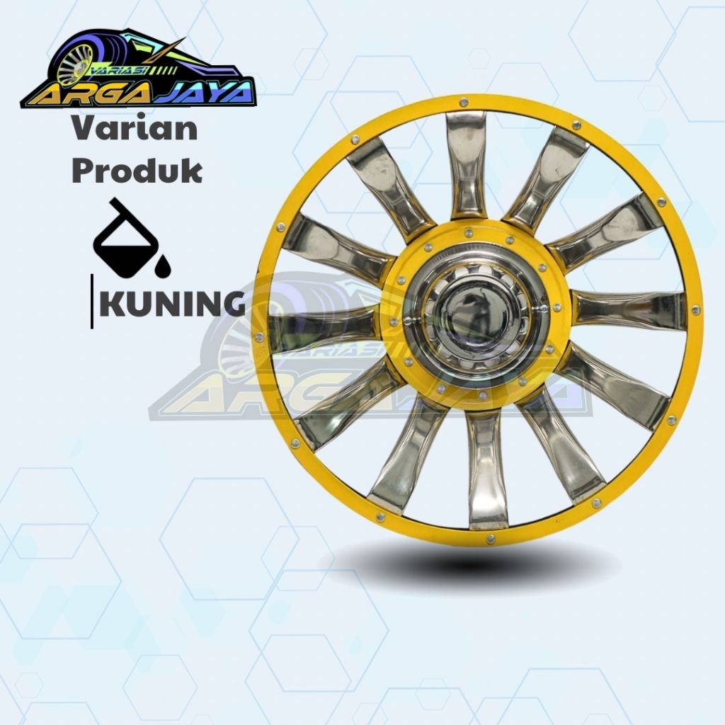 (1PASANG=2BIJI)WILDOP R16/WILDOP TRUCK RING16/WILDOP CANTER/WELDOP JARI-JARI/WELDOP STAINLESS STELL