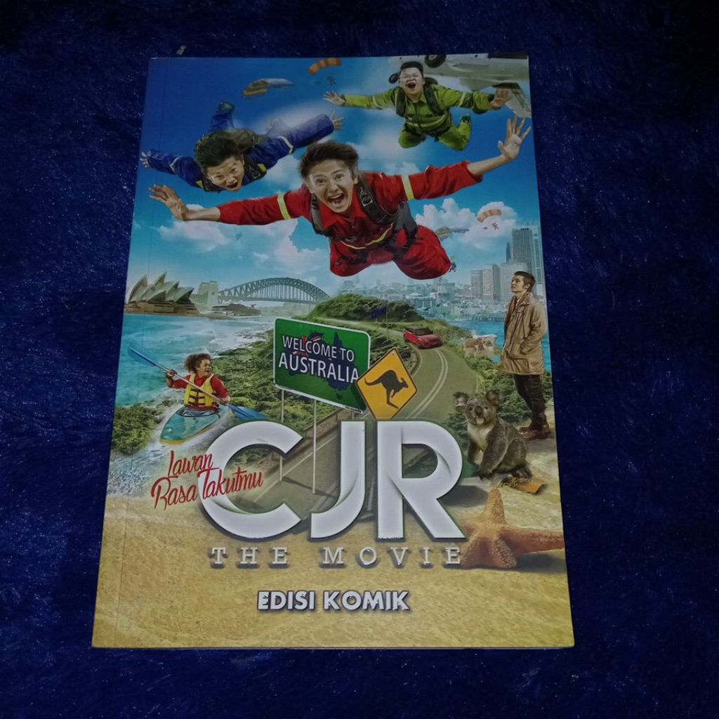 buku CJR the movie edisi komik (lawan rasa takut)