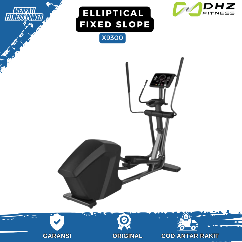 MERPATI FITNESS - Crosstrainer Elliptical Fixed Slope X9300 DHZ Cardio Series Olahraga