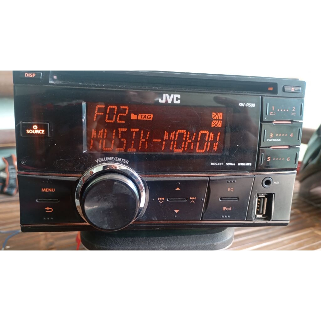 TAPE / HEADUNIT JVC CD RECEIVER MODEL KW-R500H4