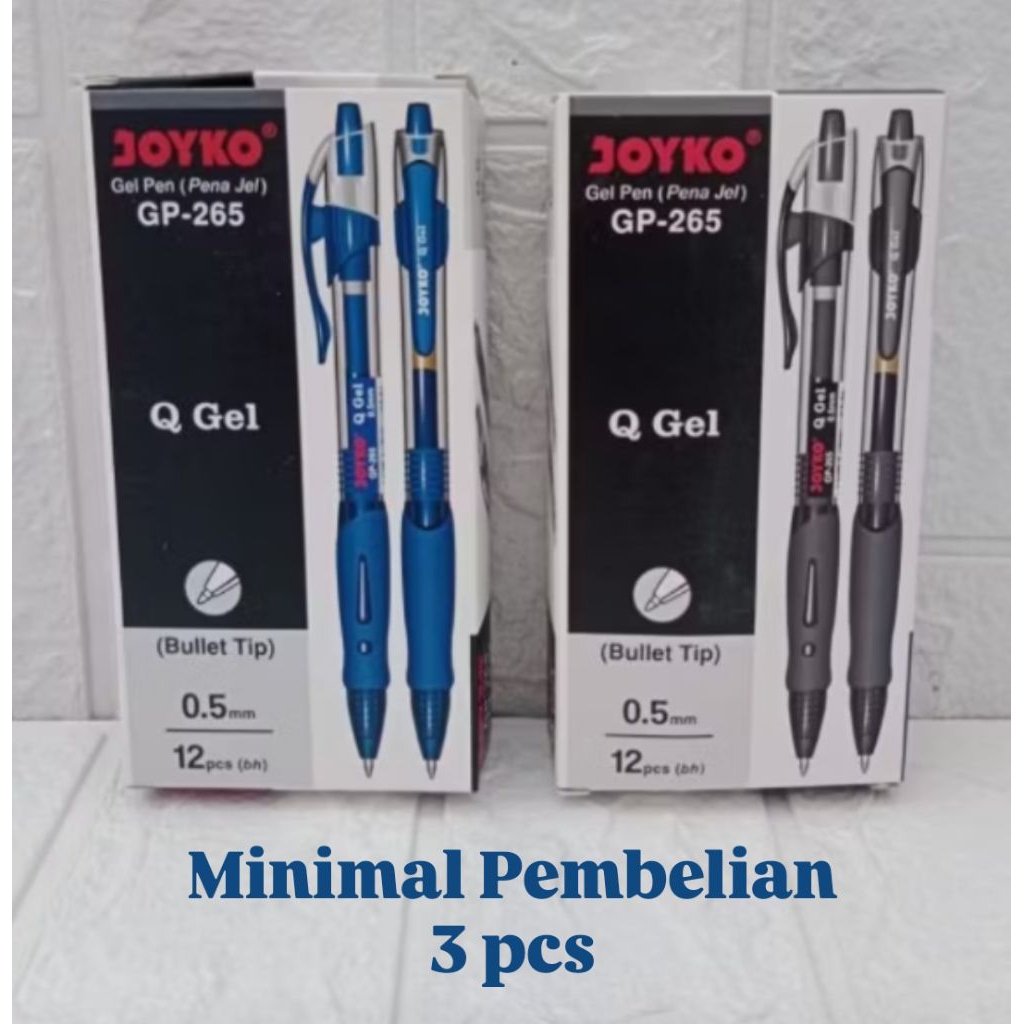 

[1PCS] Pulpen / Bolpen Gel GP-265 Q-Gel 0.5mm