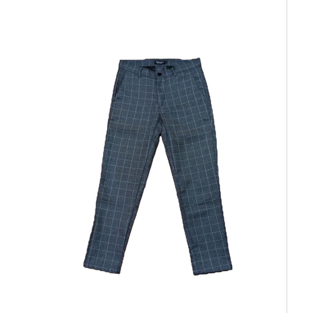 Celana Panjang Garis Salur AnklePants Pria Wanita Second