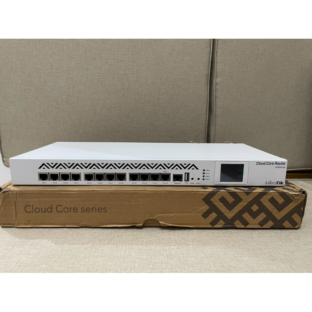 Mikrotik ccr 1016 mikrotik ccr1016-12G-v2 mikrotik bekas mikrotik seken mikrotik second mikrotik rou