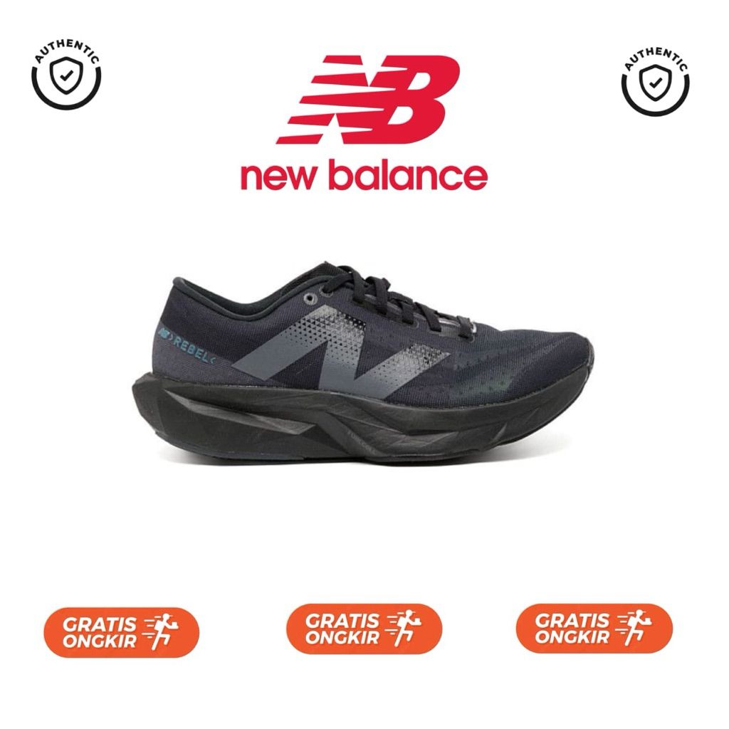 Sepatu Running NEW BALANCE FUELCELL REBEL V4 Magnet Black
