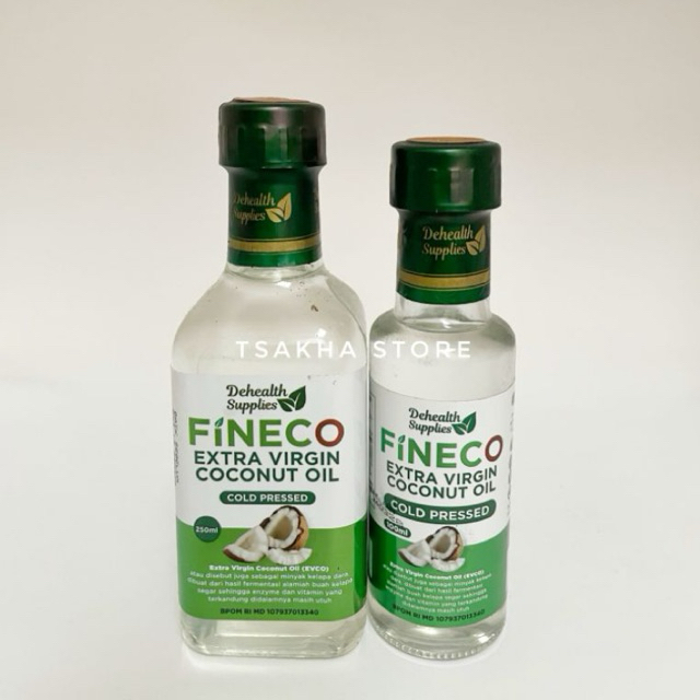 

Dehealth Supplies FINECO|Extra Virgin Coconut Oil Botol Kaca