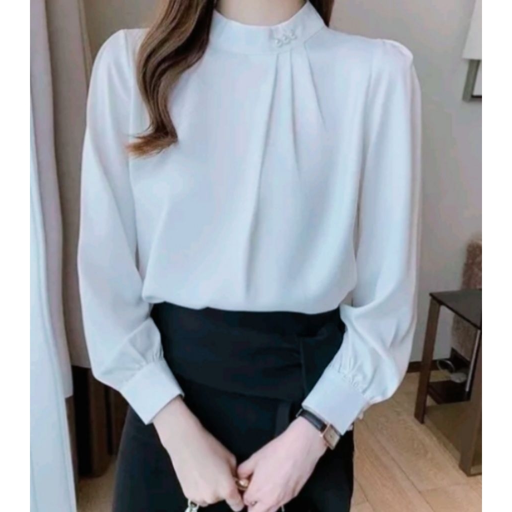 atasan almeera blouse Korean style ootd baju blus