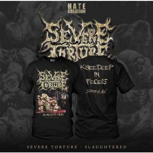 TSHIRT - SEVERE TORTURE - slaughtered