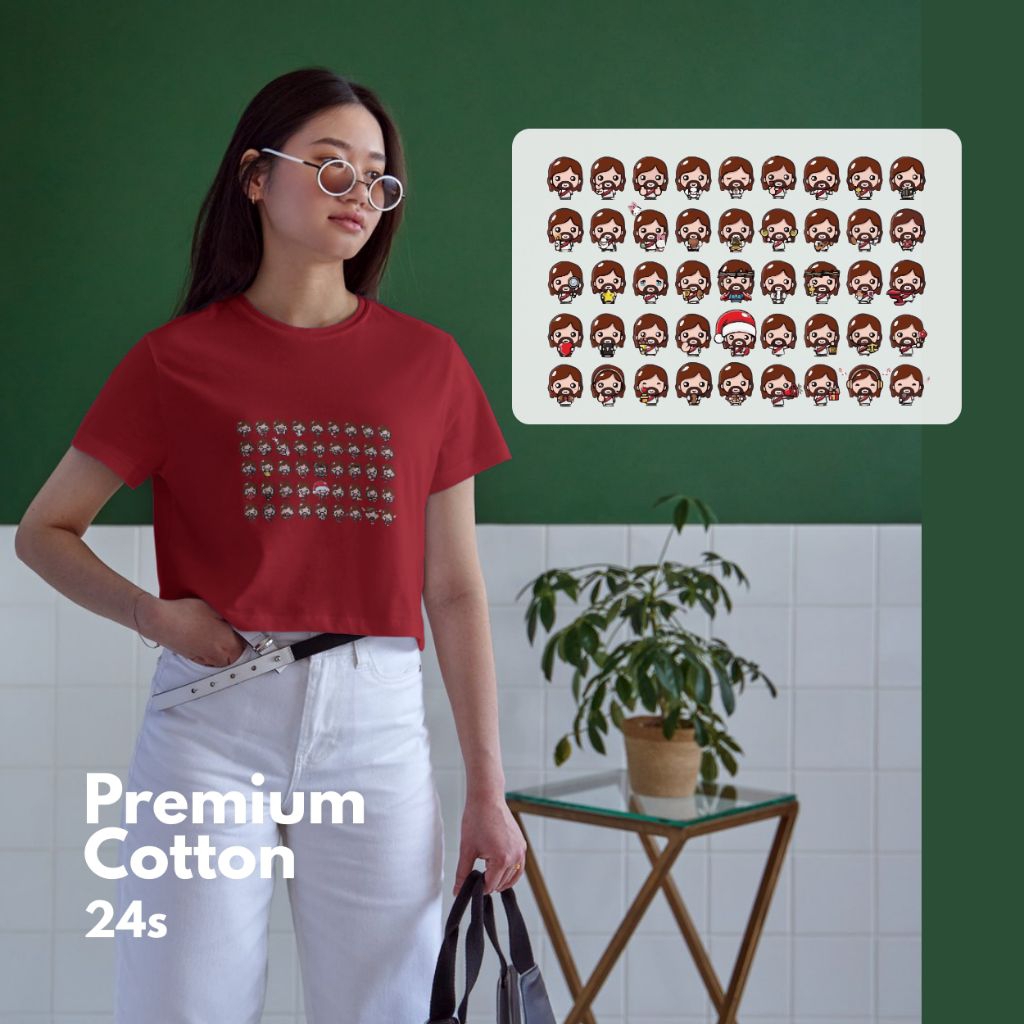 KAOS ROHANI KRISTEN MAROON / KAOS ROHANI PRIA WANITA / KAOS ROHANI KATOLIK / KAOS ROHANI YESUS