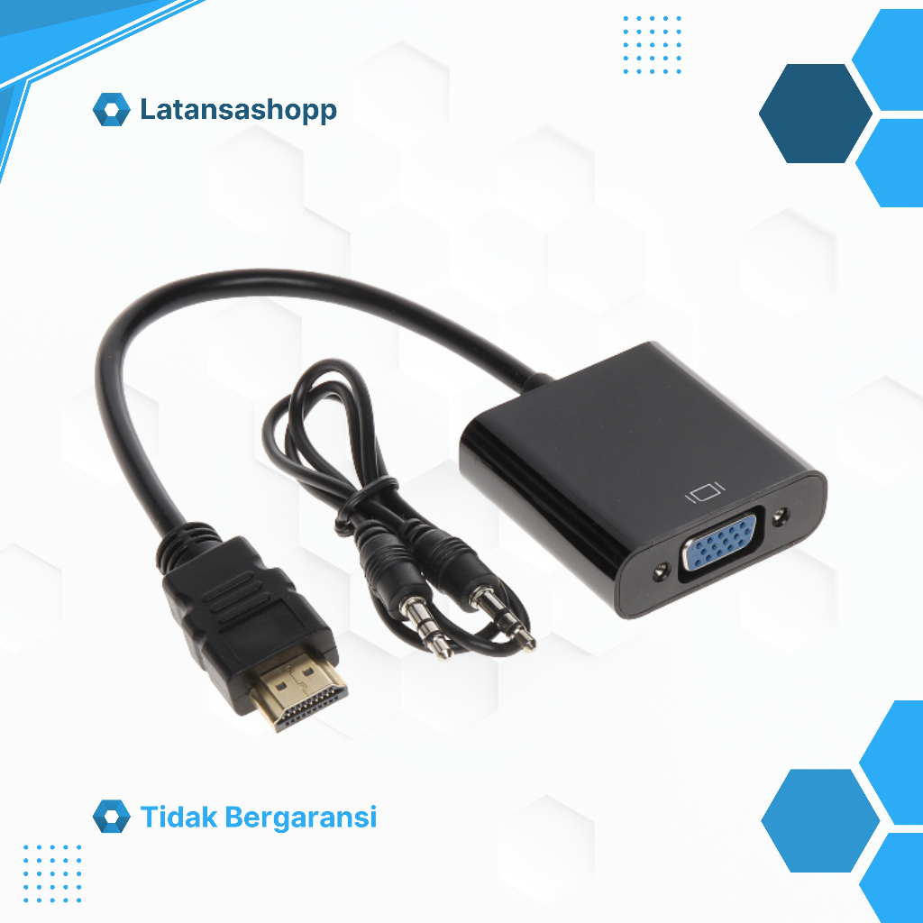 CONVERTER HDMI TO VGA / KABEL HDMI TO VGA / KONEKTOR HDMI TO VGA