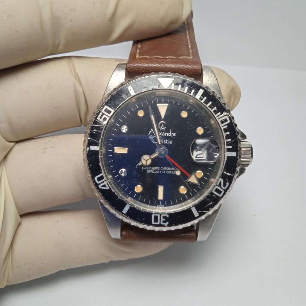 jam tangan second original alexandre christie