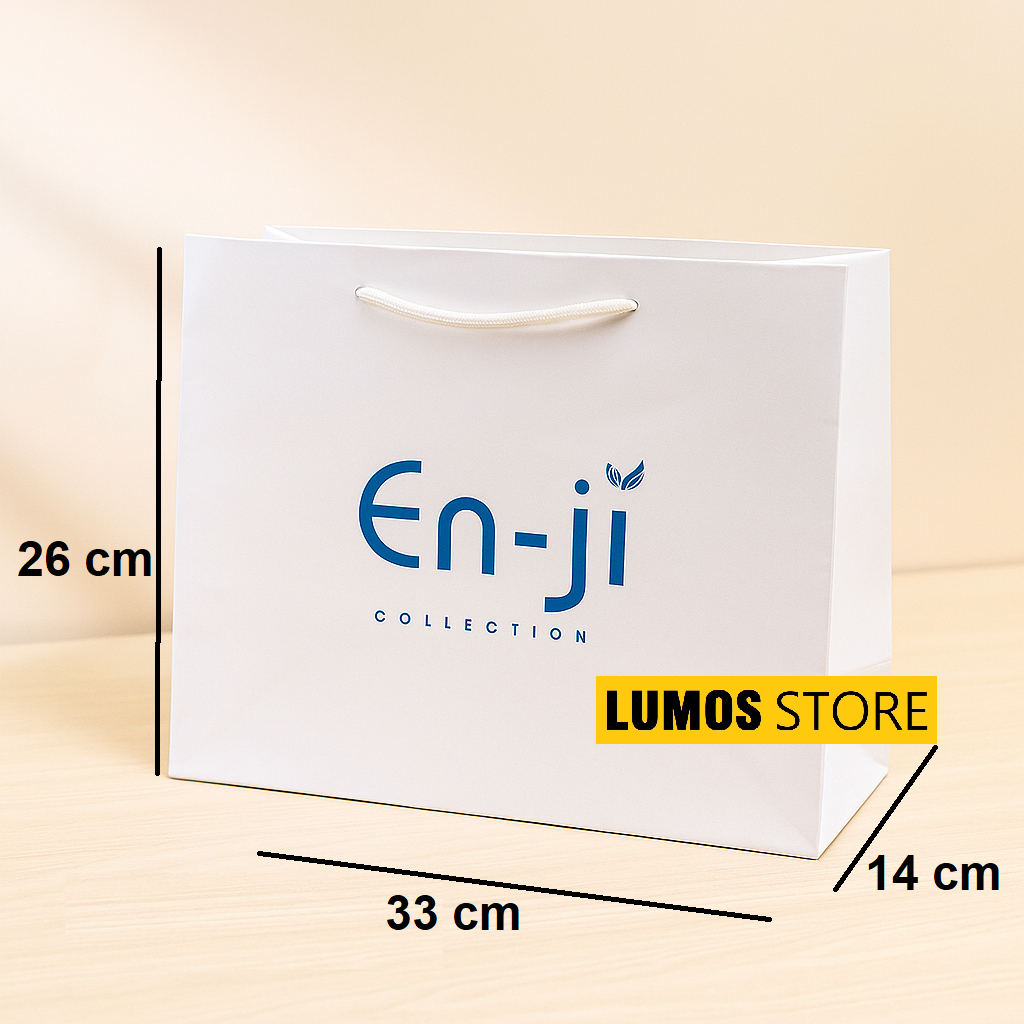

Paper bag putih Enji Premium 2 sisi