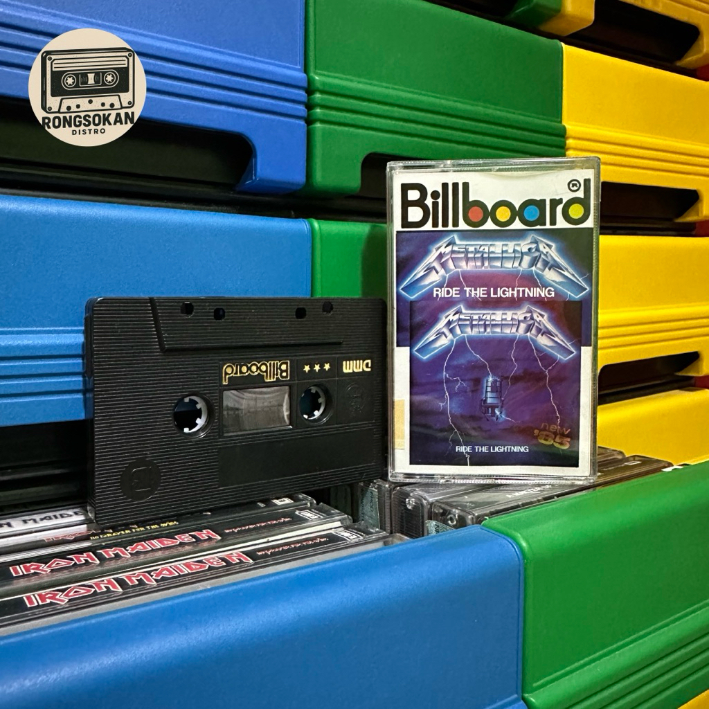 Kaset Pita METALLICA RIDE THE LIGHTNING (REKAMAN BILLBOARD)