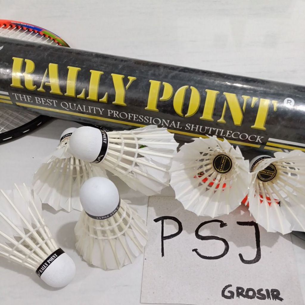 Rally point hitam 77 shuttlecock badminton original