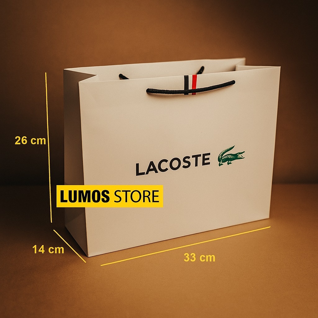 

Paper bag Lacoste premium landscape 2 sisi
