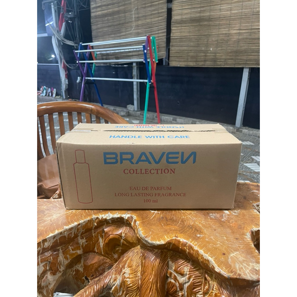 

Kardus 43 cm x 19 cm x 17 cm (250) Bekas Braven C100ml Single Wall