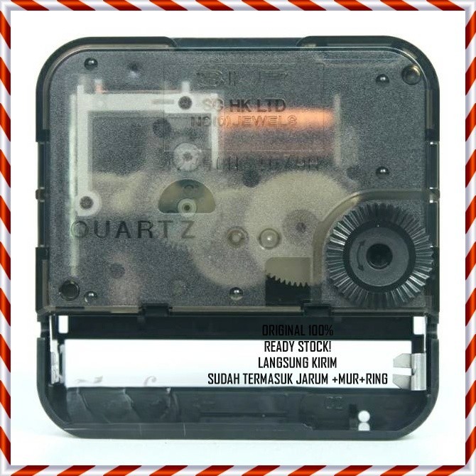 Ganti Mesin Jam Dinding Seiko Detak Bunyi Original
