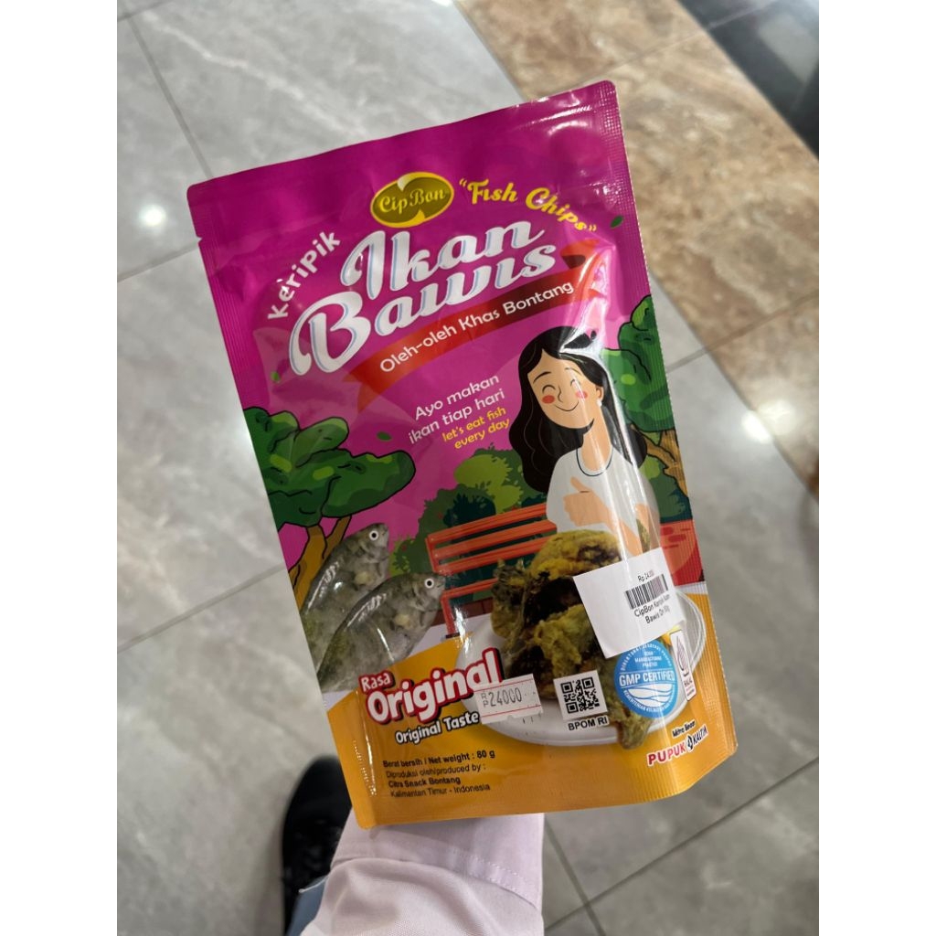 

CipBon – Keripik Ikan Bawis Original Khas Bontang
