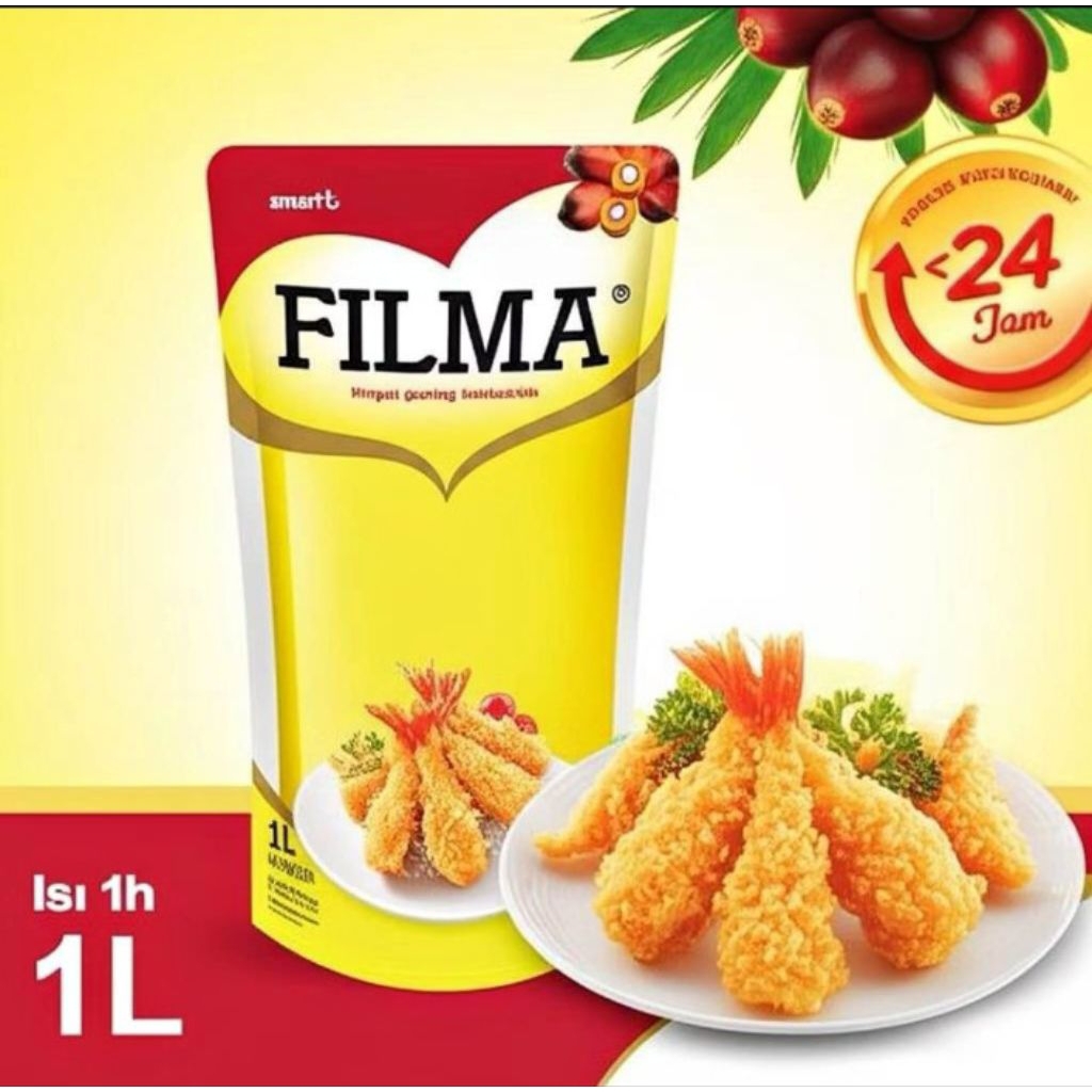 

Minyak Goreng Filma/sunco Refill 1 L + 1 sunlight 640ml