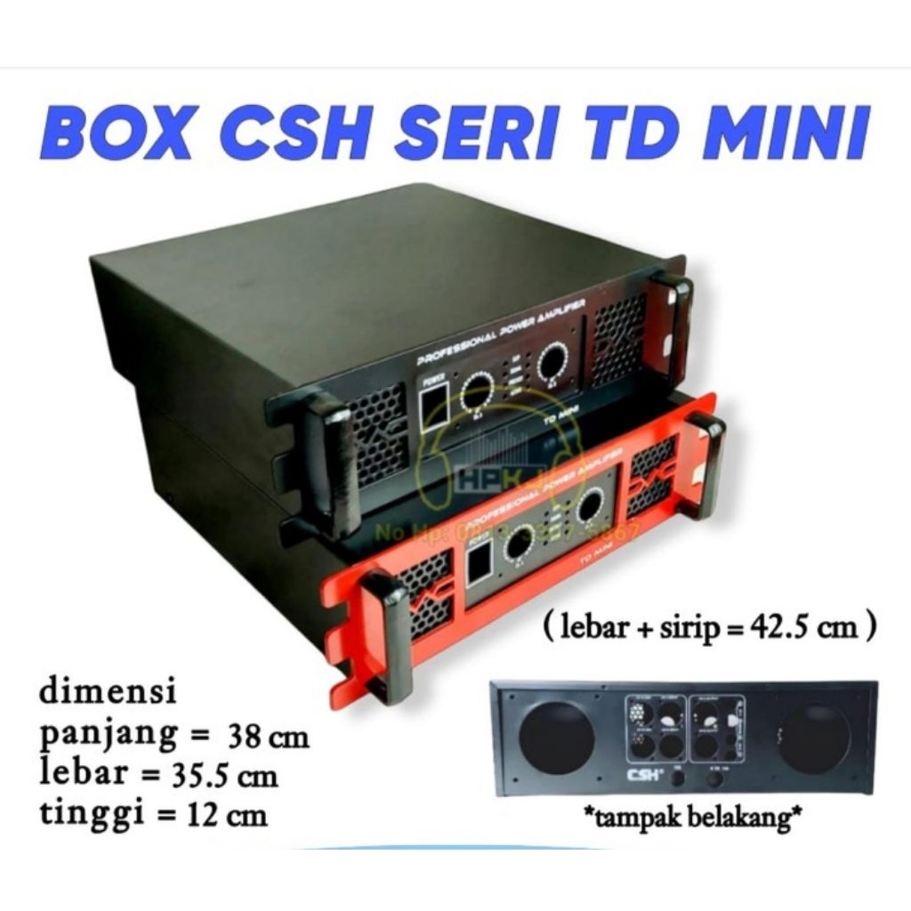 BOX POWER AMPLIFIER CSH TD MINI box ampli CSH td mini