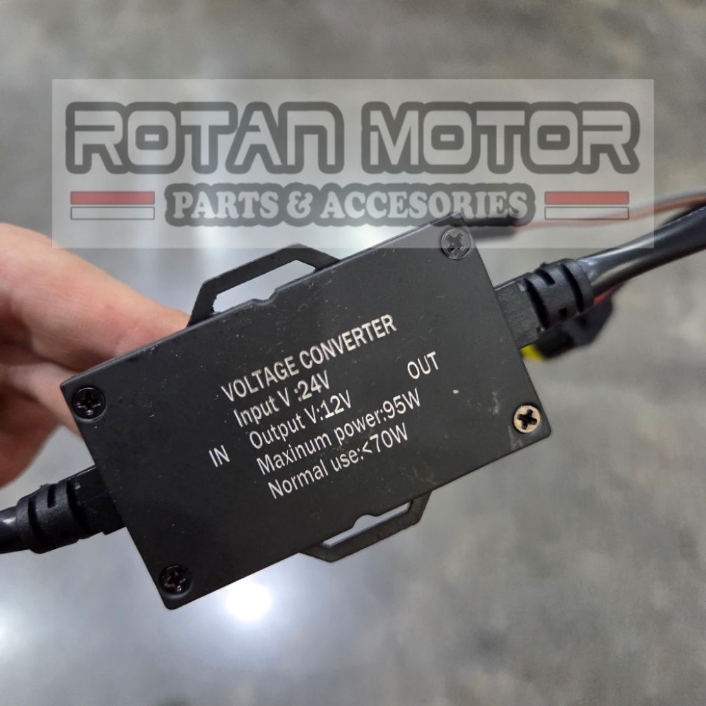 CONVERTER / Modul DC 24V TO 12V / 24 VOLT KE 12 VOLT DC AES / Adaptor / RELAY INVERTER  24V KE 12V D