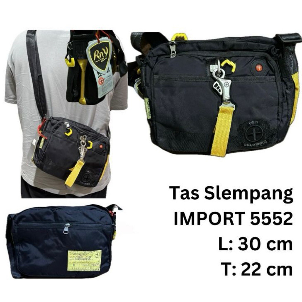COD Tas Slempang Medium Tactical Outdoor Waterproof Pria Tipe 5552 / Tas Slempang Tactical Army Canv