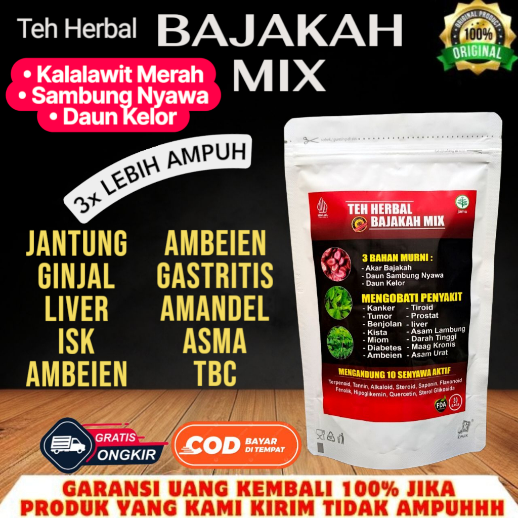 

Teh Herbal New Bajakah Special Mix Original Untuk Ambeien Jantung Ginjal Liver Asli Kalimantan