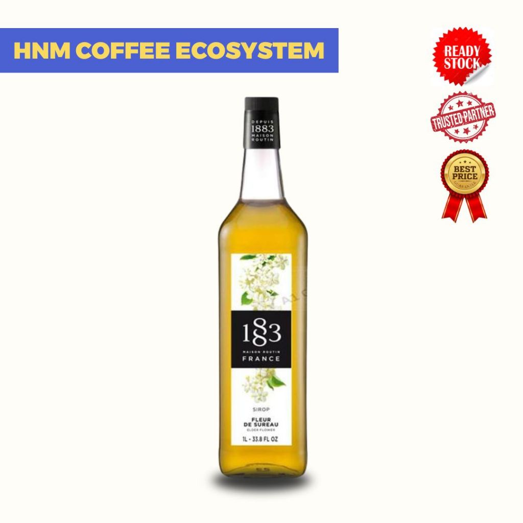 

Elder Flower Syrup 1883 Maison Routin 1L