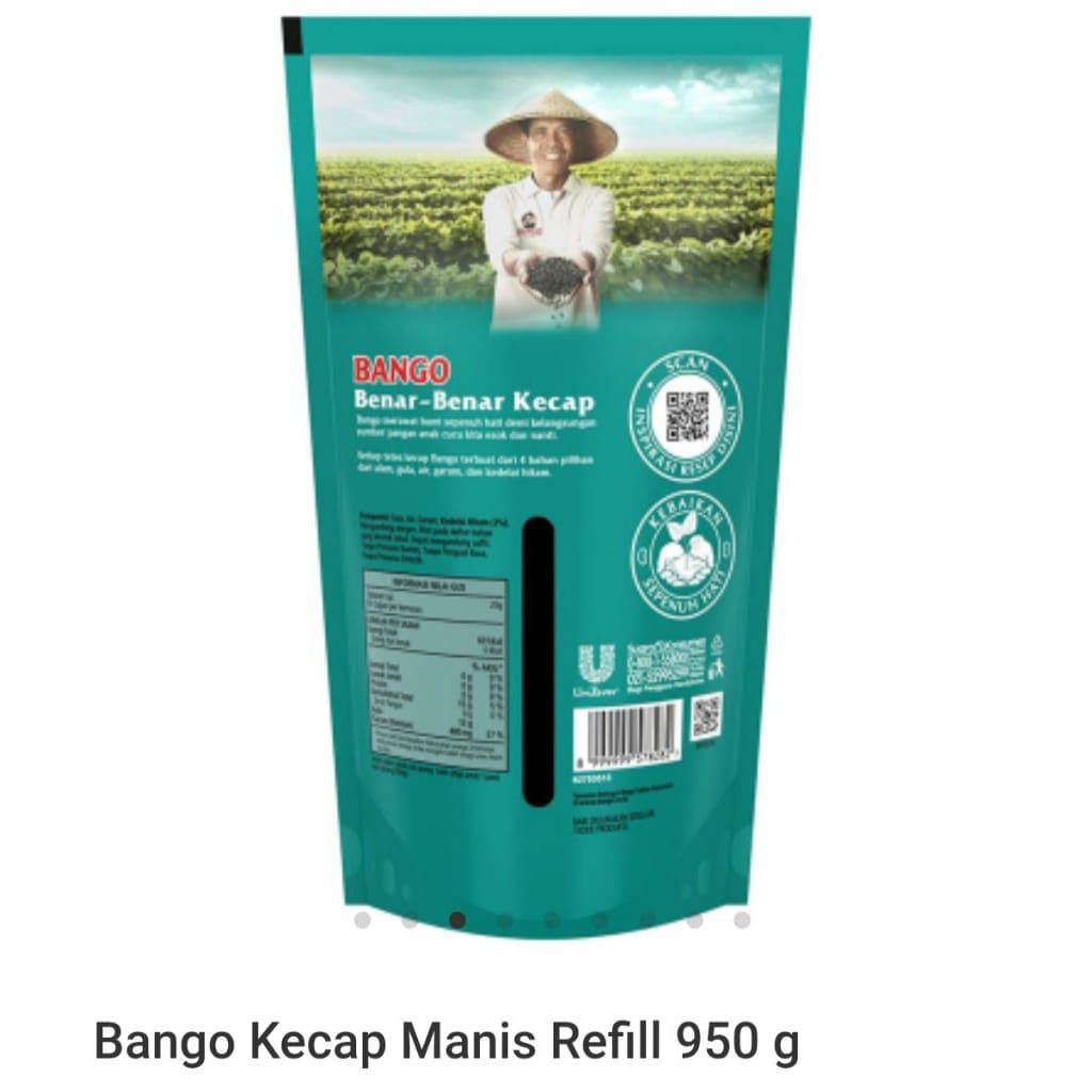 Kecap Bango 950gr /Bango Kecap Pouch 950gr