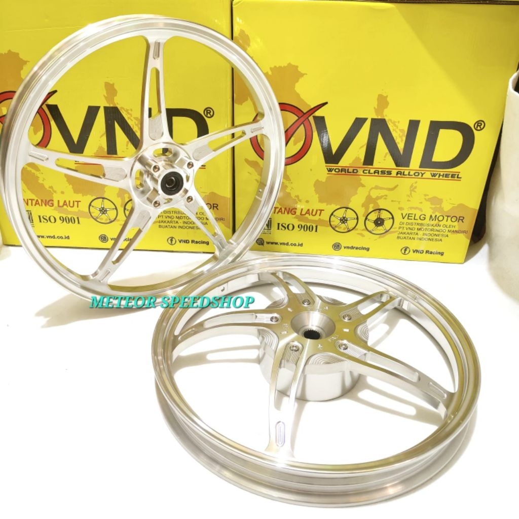 VELG RACING VND BINTANG LAUT RING 17 UKURAN 17X160 17X140 BEAT VARIO 110 VARIO 125 VARIO 150 GENIO S