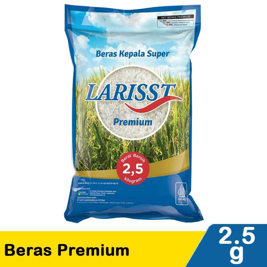 

Larisst Beras Premium 2.5Kg