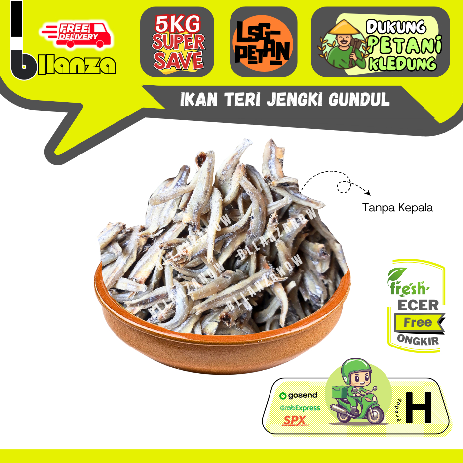 

Bllanza | Ikan Teri Gundul SUPER — Sayur Gunung ECER (H)
