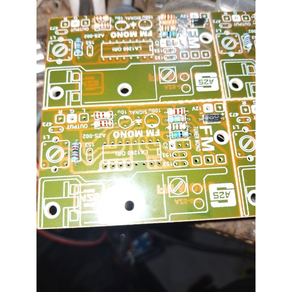 pcb radio tuner mono