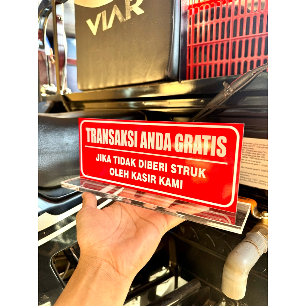 

UKURAN 25x10CM AKRILIK MEJA / INFO PAPAN MEJA TOKO / SWALAYAN / GERAI / MINIMARKET DLL