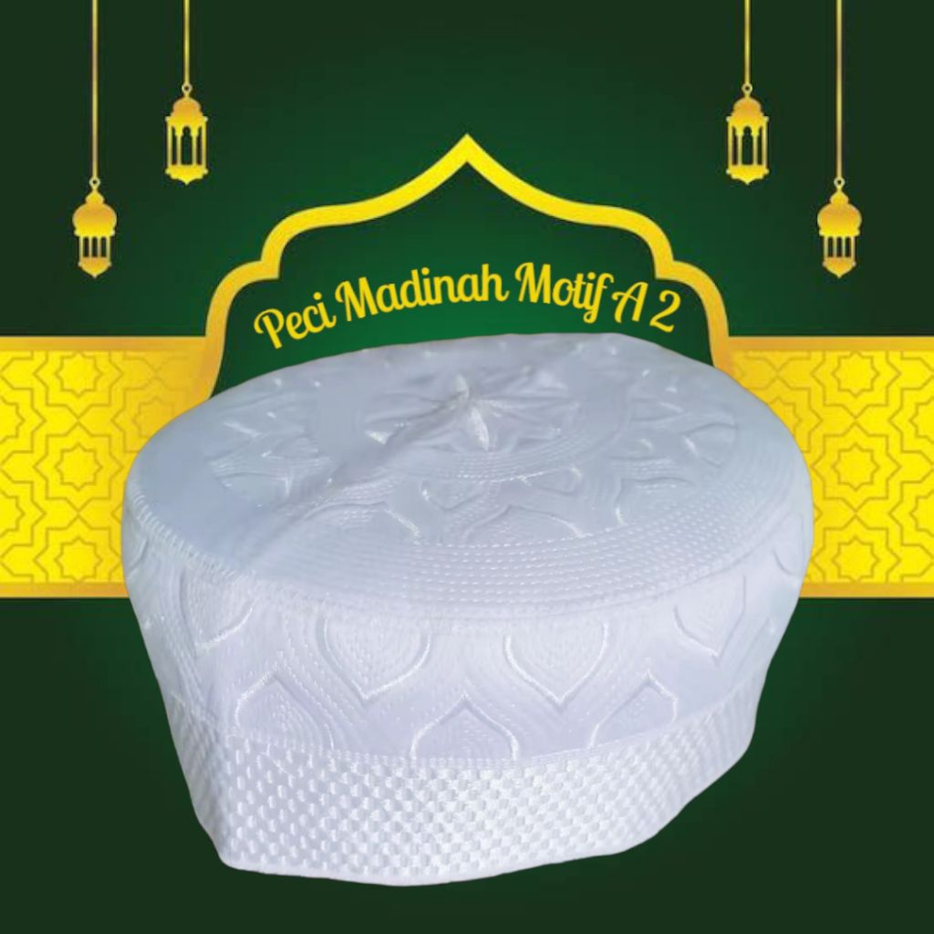 Peci Madinah Bugis Original Motif A 2/Peci Madinah/Peci Bugis Original