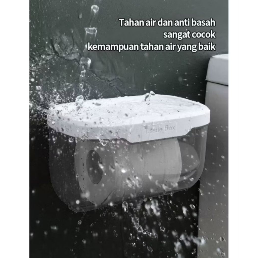 TEMPAT TISU TOILET/KOTAK TISU WC/TEMPAT TISU TEMPEL/KOTAK TISU DINDING