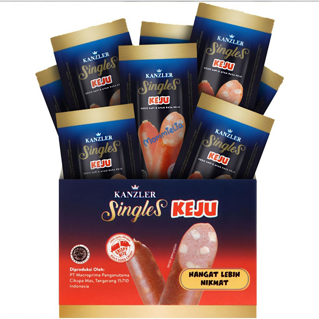 

Sosis Kanzler Rasa Keju 65 gr isi 12 pcs per Box