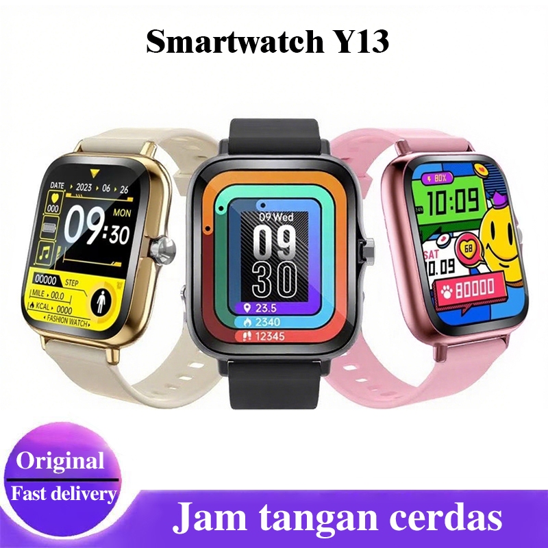 Smartwatch Jam Tangan Pintar Y13 SMARTWATCH Dynamic Island Hand Gesture DND AOD Kalender