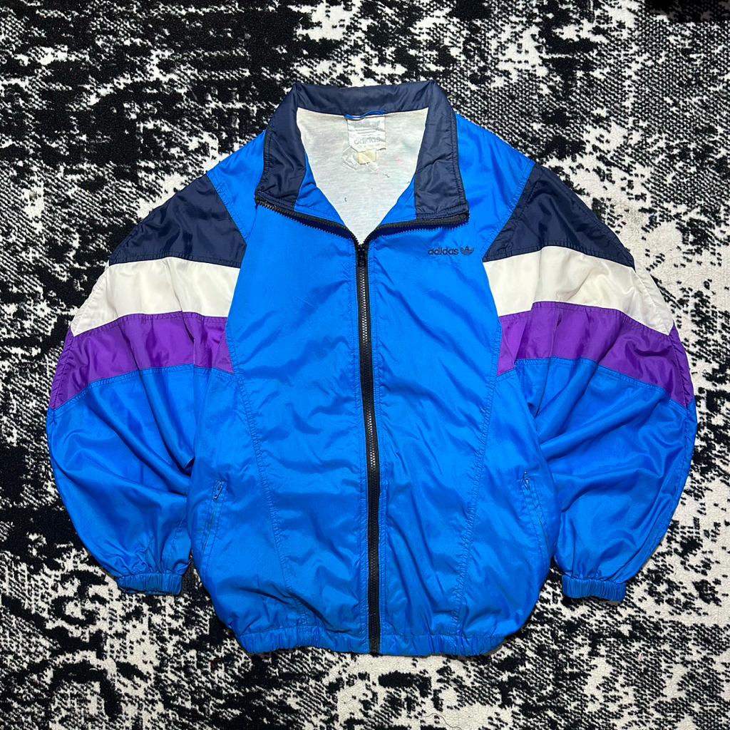 Windbreaker Adidas Vintage Jacket Colourblock 3Colour