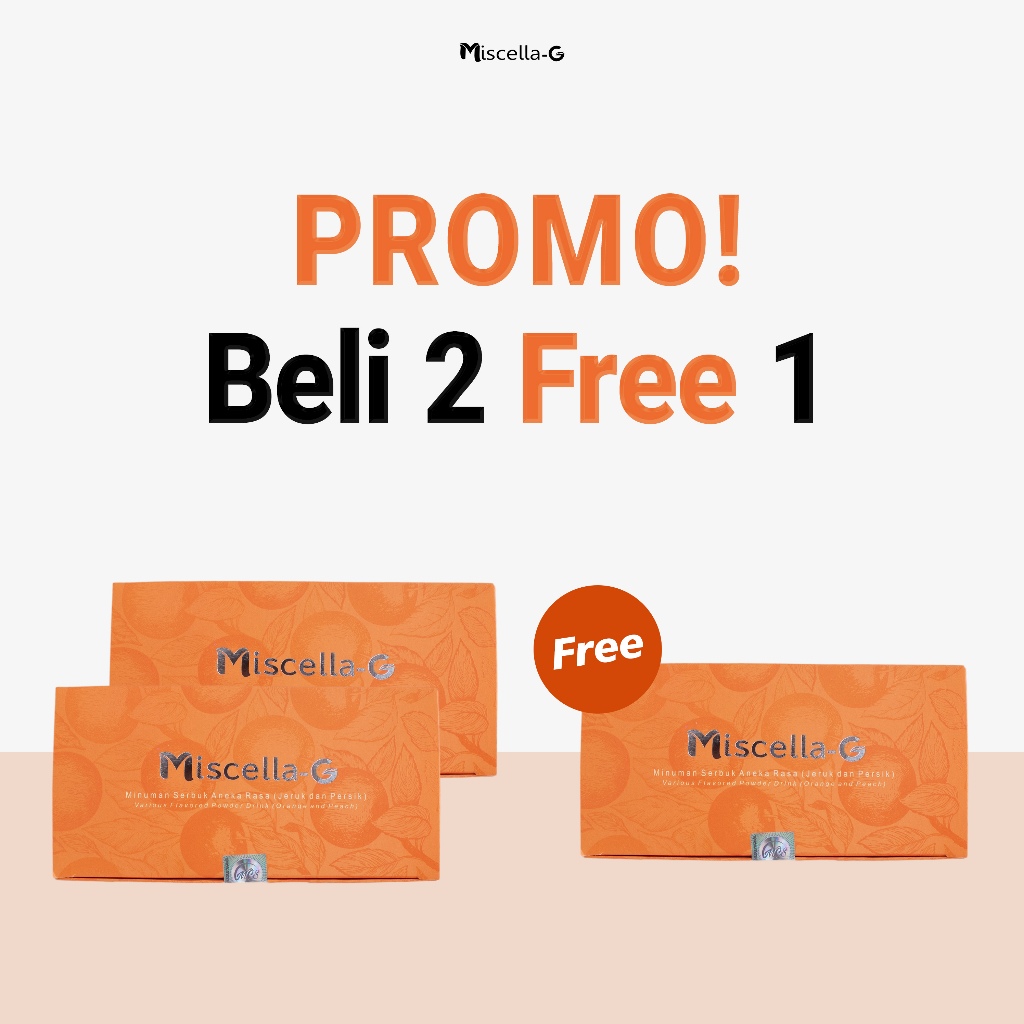 (BUY 2 FREE 1) MISCELLA-G | Minuman untuk Promil