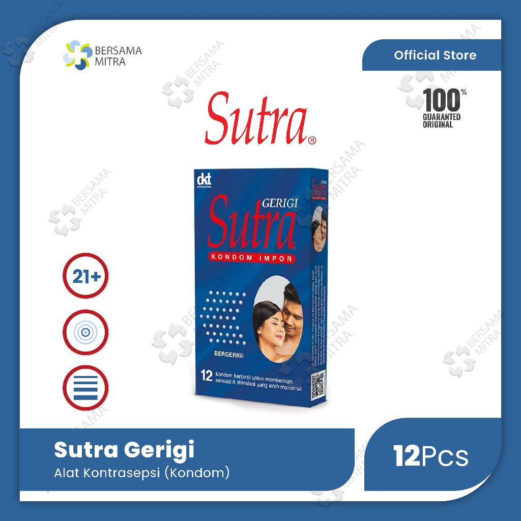 Kondom Sutra Tekstur Gerigi 12s / Menambah Sensasi Bercinta